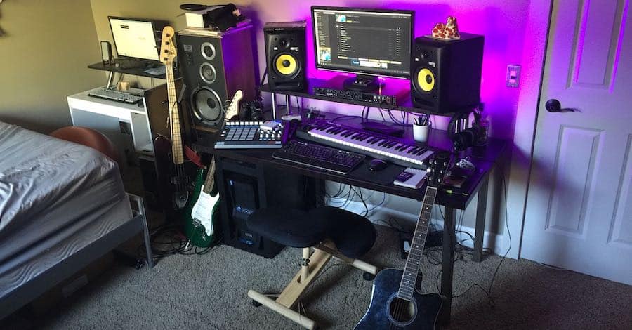 How To Set Up a Bedroom Home Recording Studio - Digital Music News