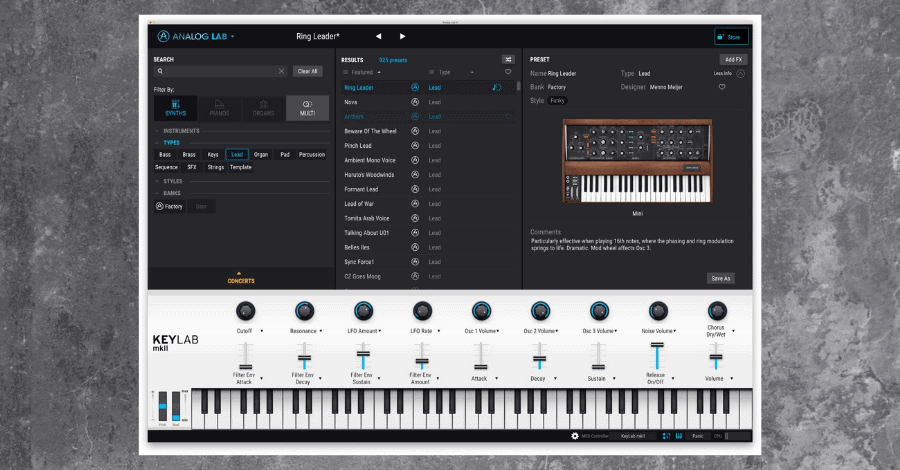 how to use arturia analog lab in ableton